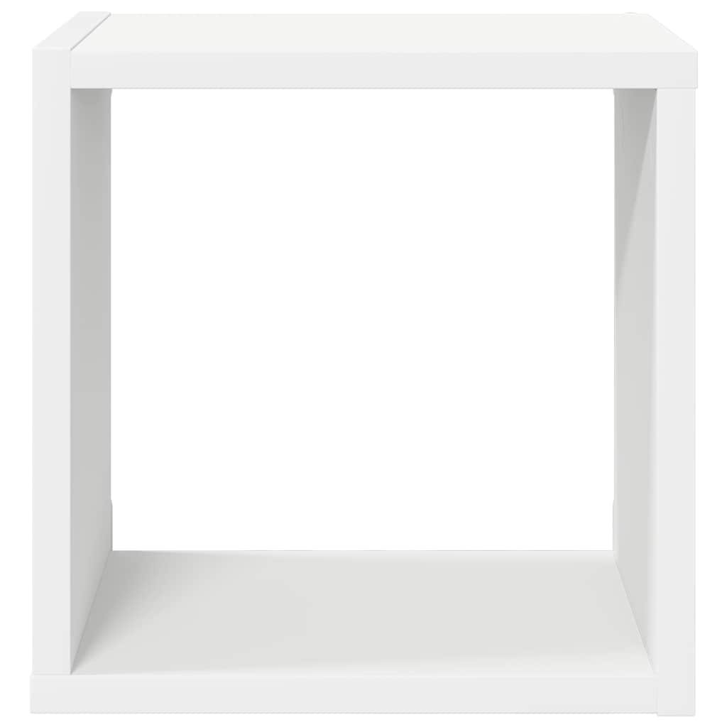 4 db fehér-sonoma színű forgácslap fali kockapolc 26x15x26 cm 8