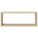 4 db sonoma tölgy szerelt fa négyszögű fali polc 60x15x23cm 5