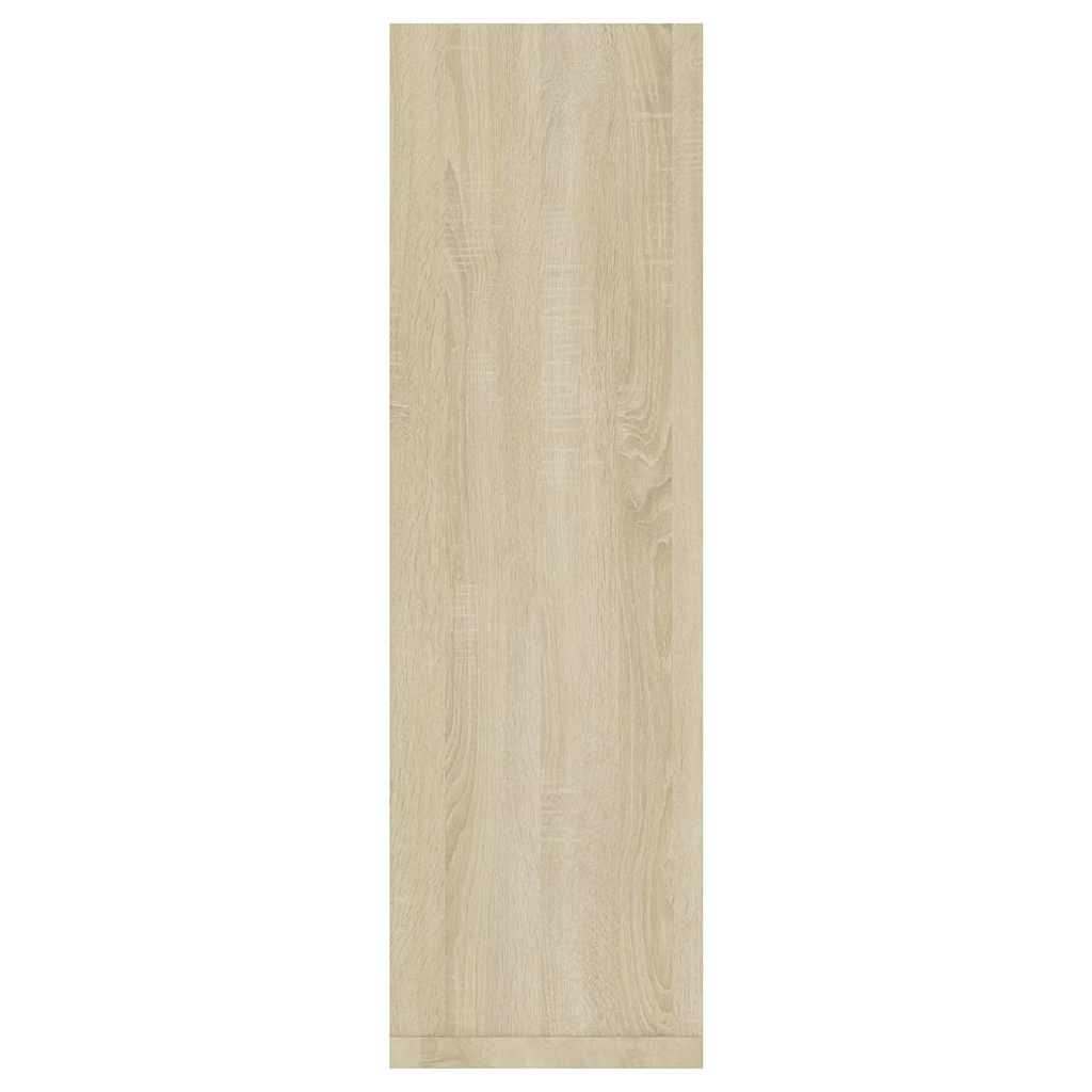 2 db sonoma tölgy színű szerelt fa fali polc 50 x 15 x 50 cm 6