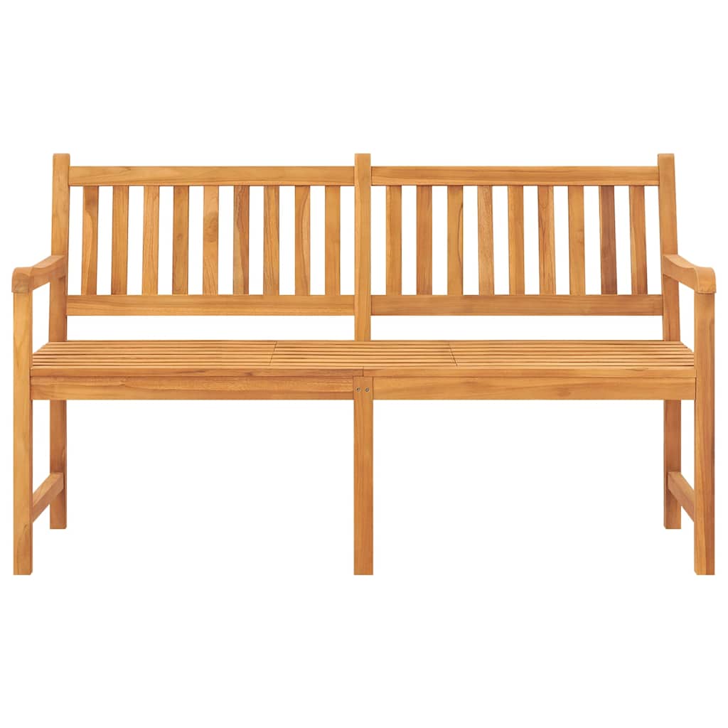 3 személyes tömör tíkfa kerti pad asztallal 150 cm 3