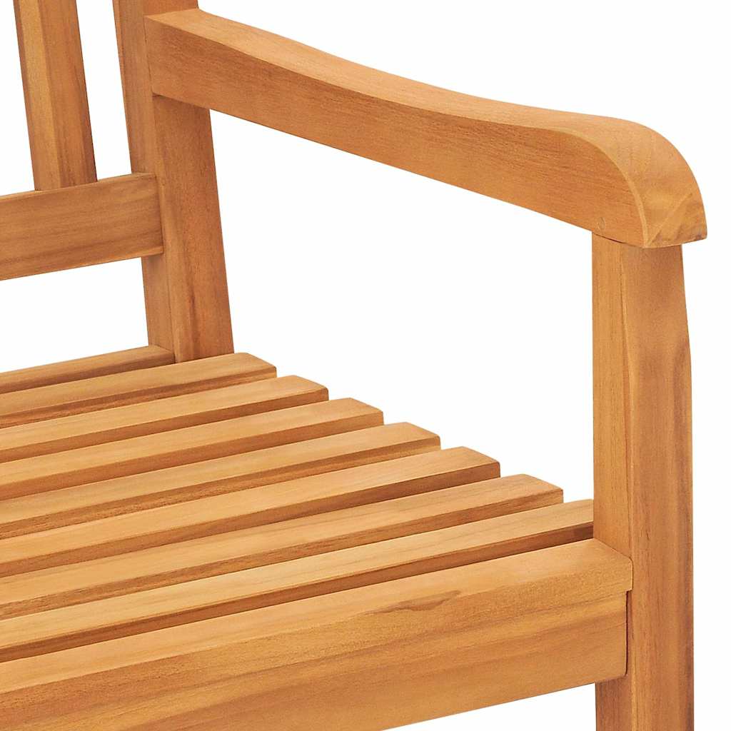 3 személyes tömör tíkfa kerti pad asztallal 150 cm 6