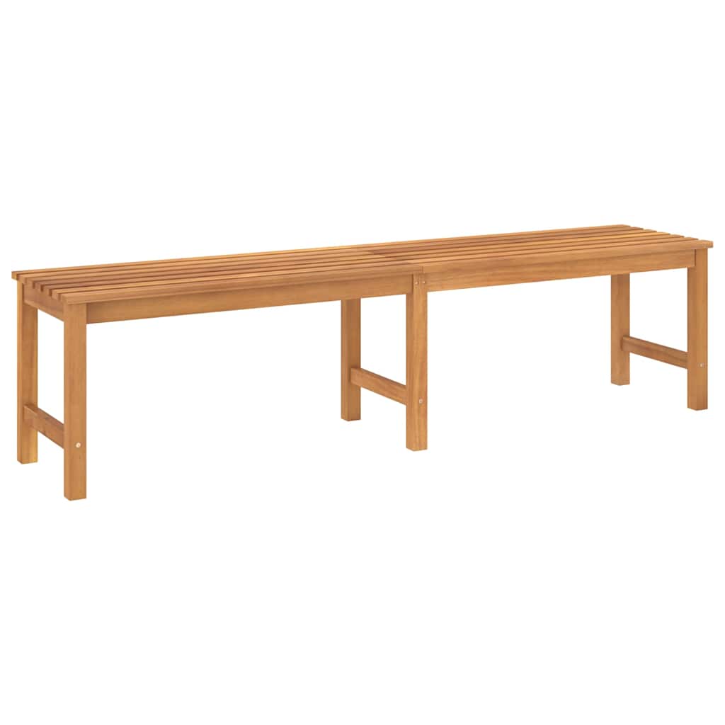 Tömör tíkfa kerti pad 180 cm 2