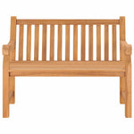 Tömör tíkfa kerti pad 114 cm 2