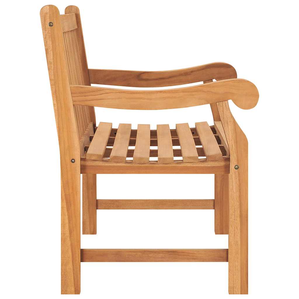 Tömör tíkfa kerti pad 114 cm 4