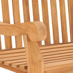 Tömör tíkfa kerti pad 114 cm 6