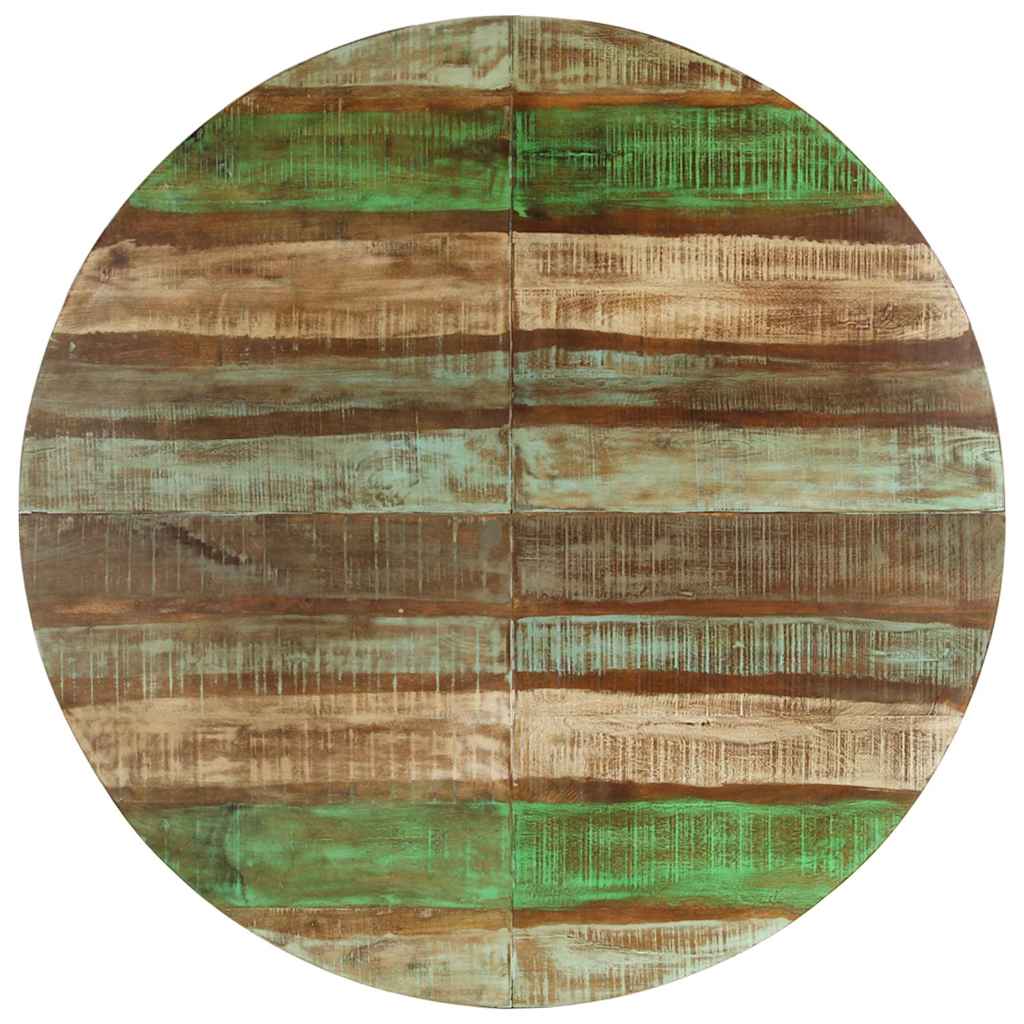 Tömör újrahasznosított fa étkezőasztal 150 x 75 cm 3