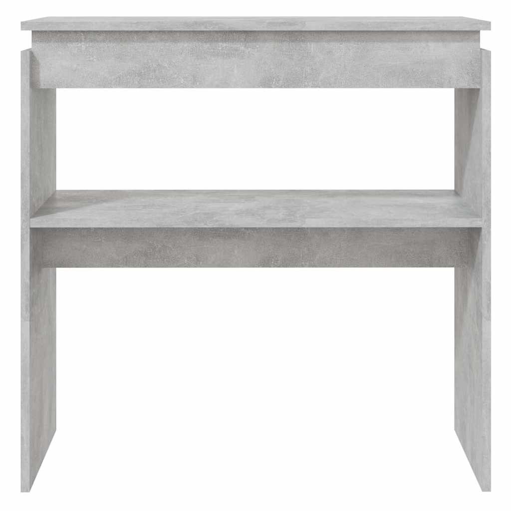 Betonszürke szerelt fa tálalóasztal 80 x 30 x 80 cm 3