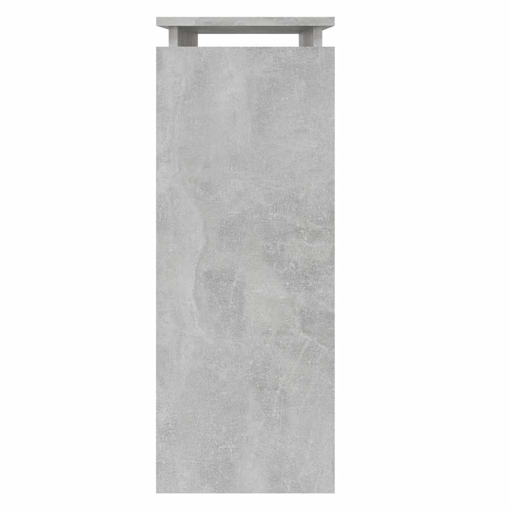 Betonszürke szerelt fa tálalóasztal 80 x 30 x 80 cm 4
