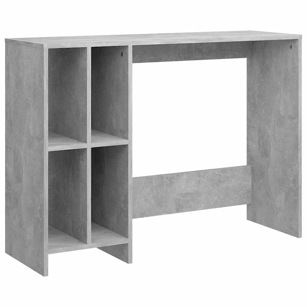 Betonszürke szerelt fa laptopasztal 102,5 x 35 x 75 cm 2