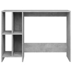 Betonszürke szerelt fa laptopasztal 102,5 x 35 x 75 cm 3