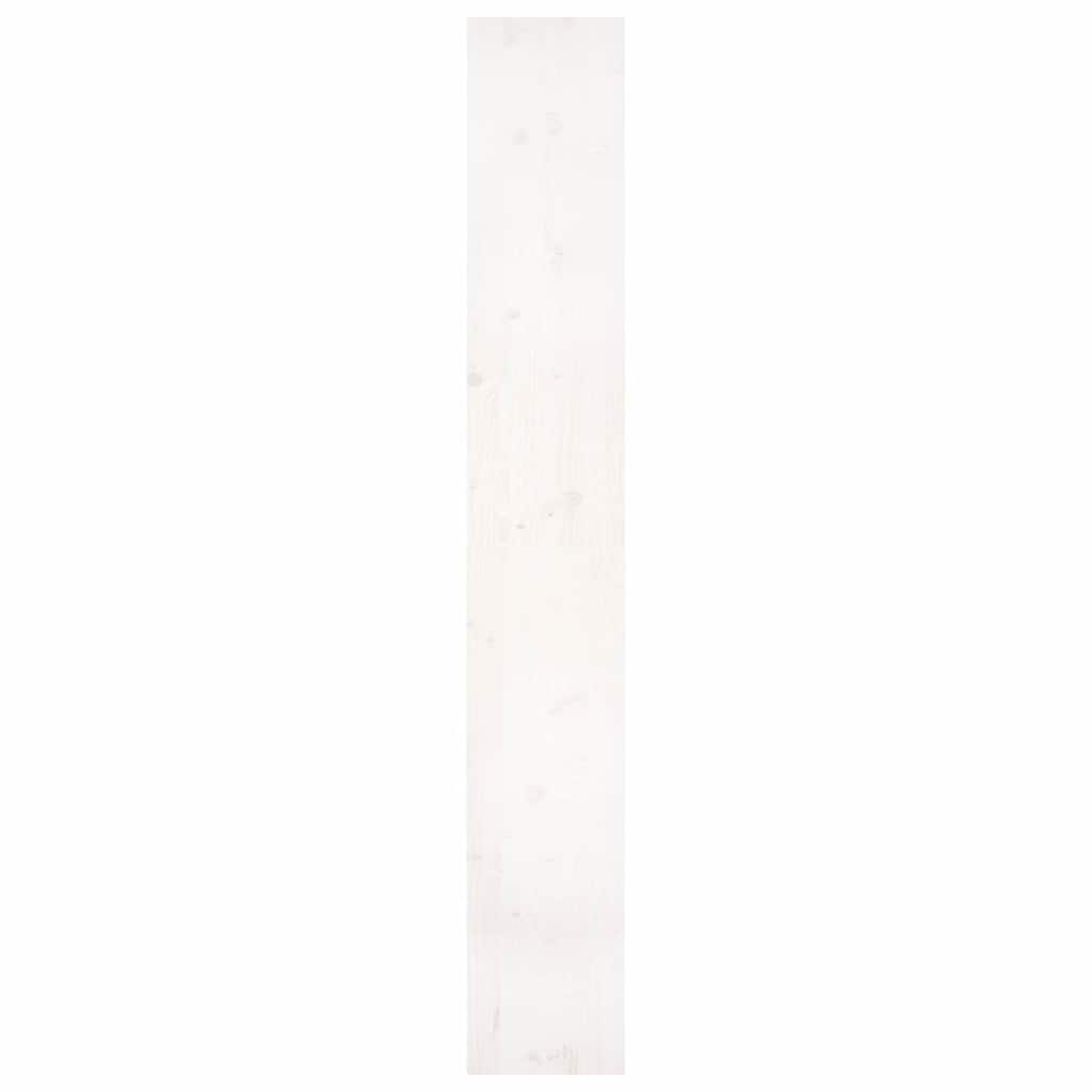 Fehér fenyőfa könyvszekrény/térelválasztó 80 x 30 x 199,5 cm 5