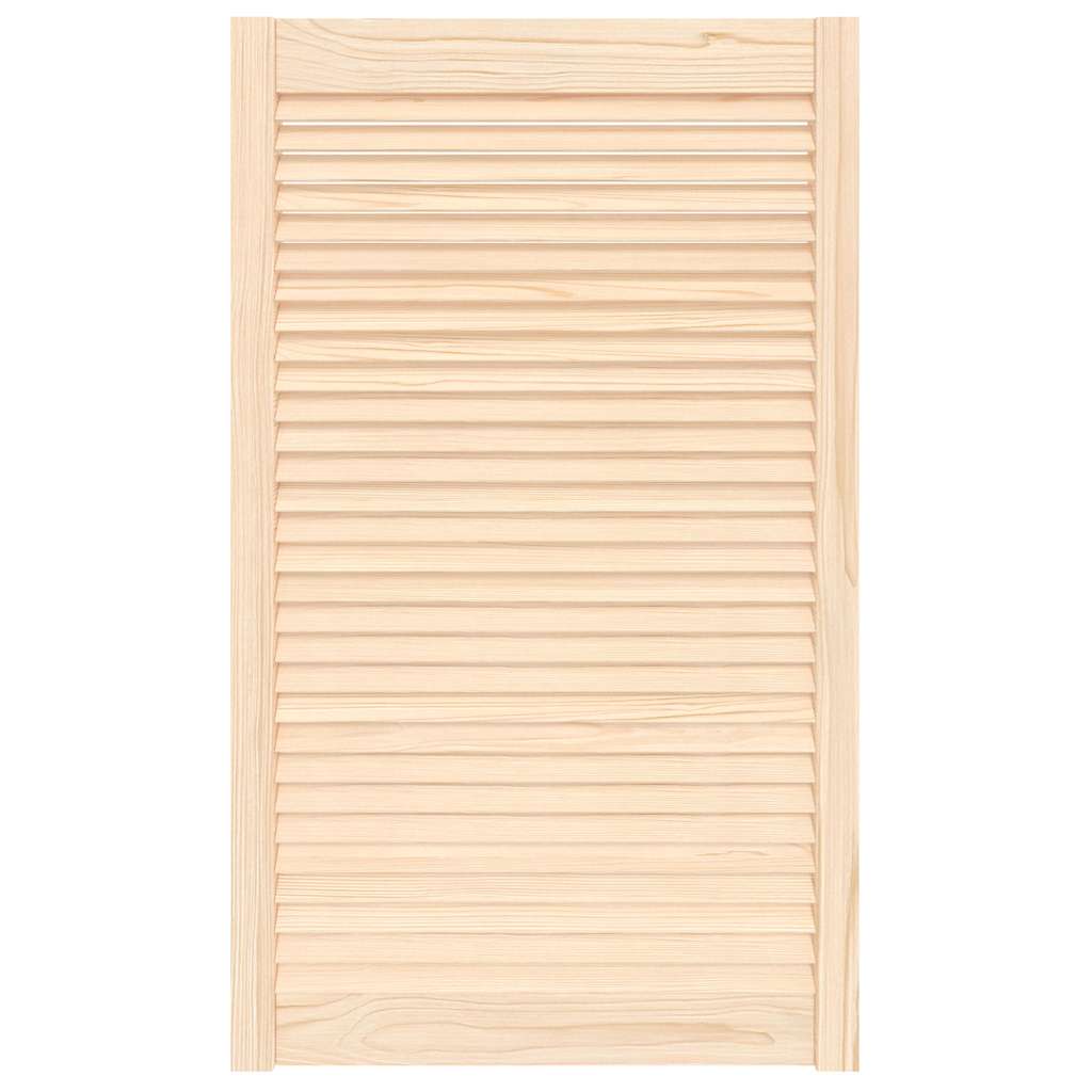 Tömör fenyőfa lamellás szekrényajtó 99,3 x 59,4 cm 2