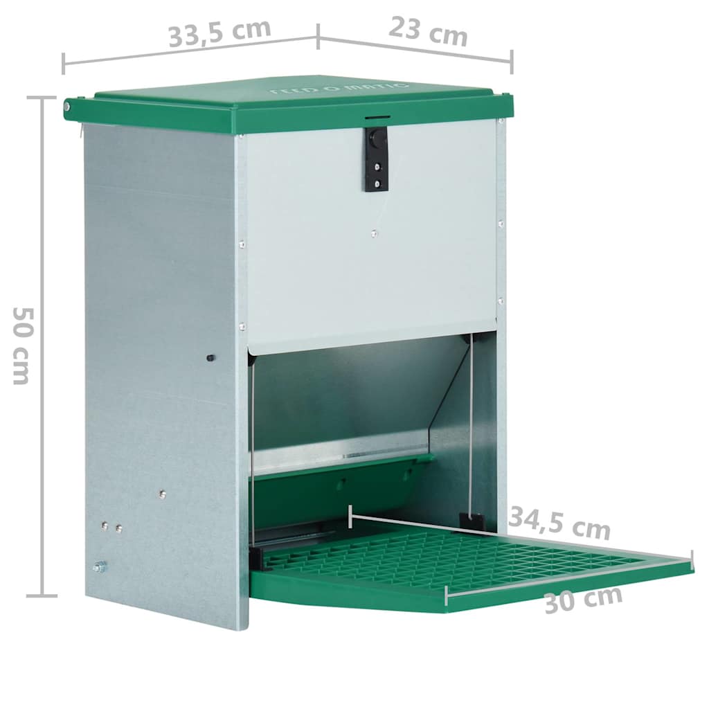 Feedomatic automatikus pedálos baromfietető 12 kg 8
