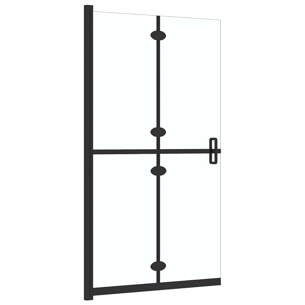 Átlátszó ESG üveg összecsukható zuhanyfal 80 x 190 cm 4