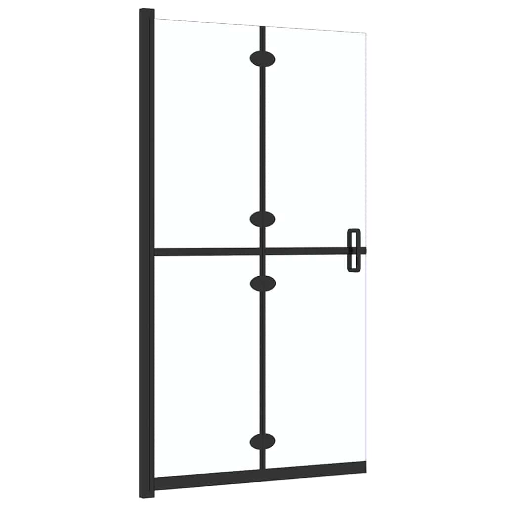 Átlátszó ESG üveg összecsukható zuhanyfal 120 x 190 cm 4