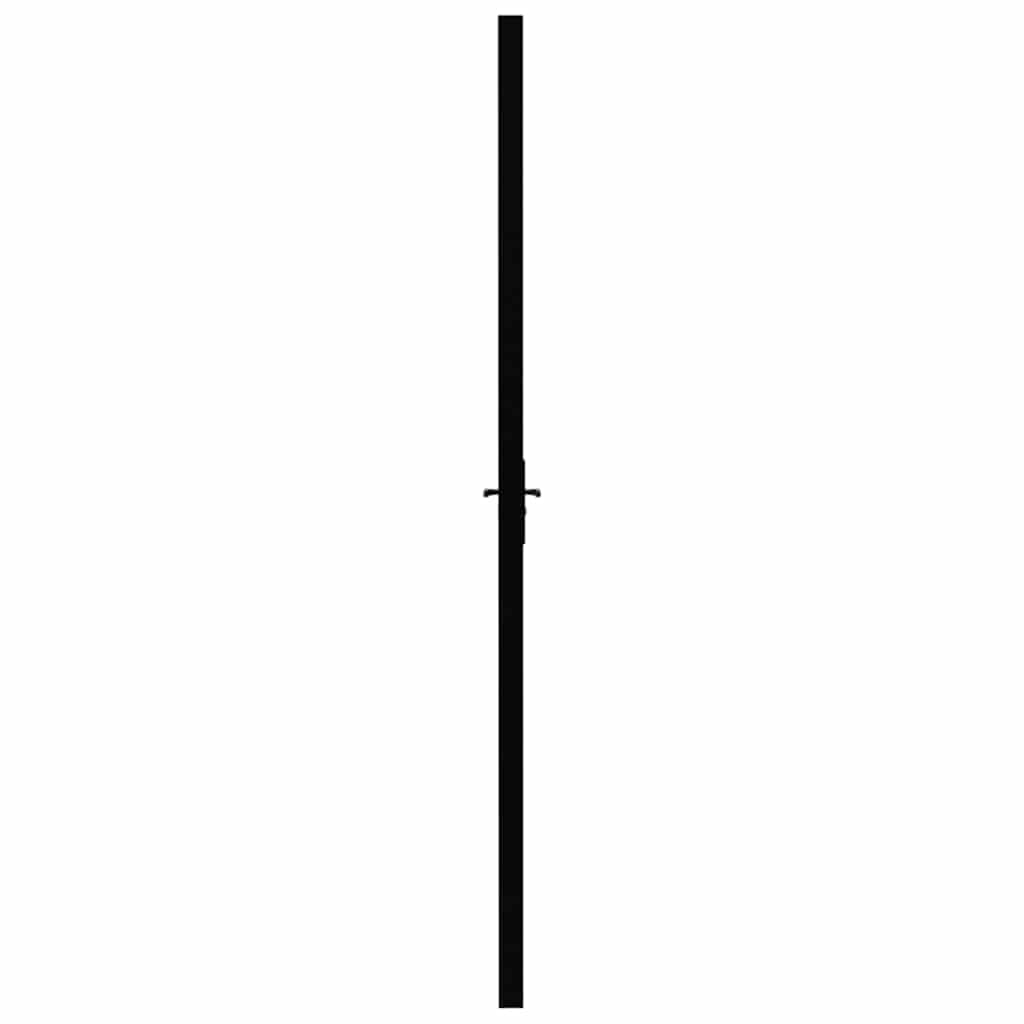 Fekete ESG üveg és alumínium beltéri ajtó 102,5 x 201,5 cm 4