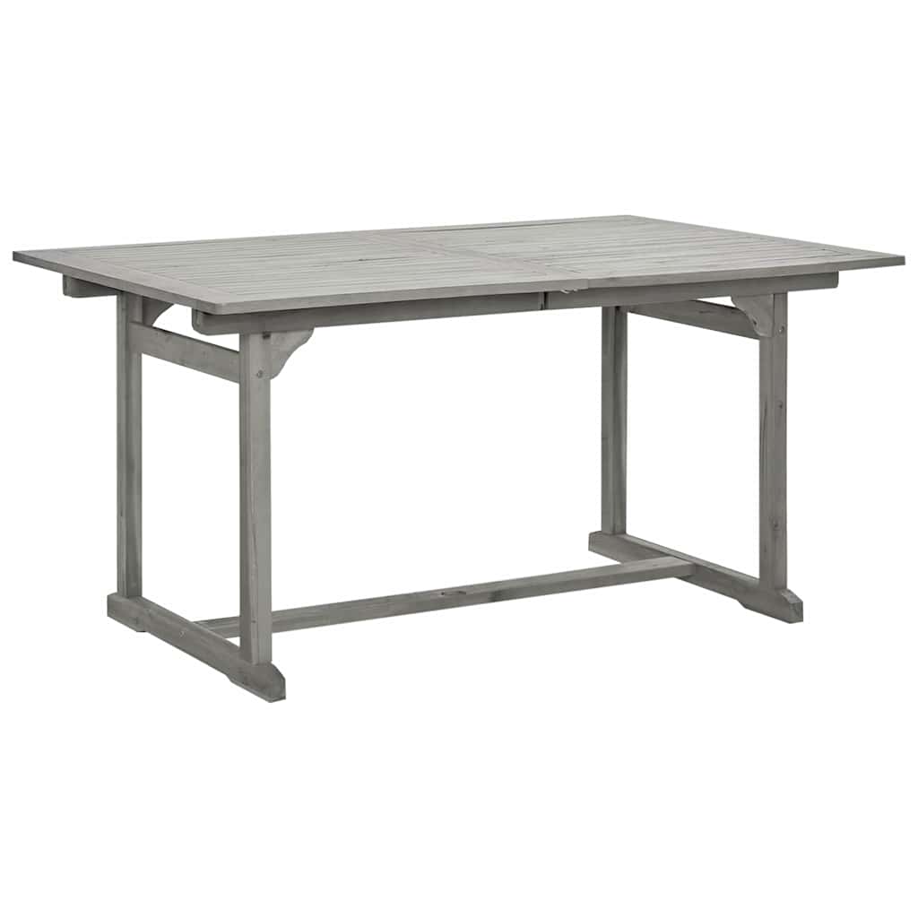 Tömör akácfa kerti étkezőasztal (150-200) x 100 x 75 cm 3