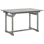 Tömör akácfa kerti étkezőasztal (120-170) x 80 x 75 cm 3