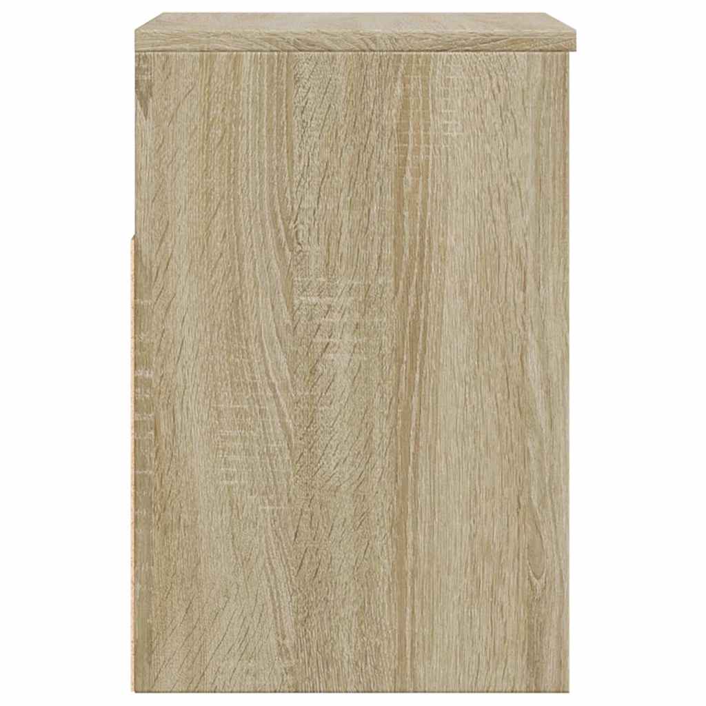 Sonoma tölgy színű szerelt fa cipőtároló pad 60 x 30 x 45 cm 6