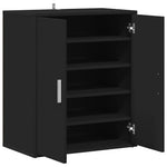 VidaX fekete szerelt fa cipősszekrény 60 x 35 x 70 cm 6