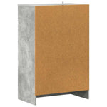 Betonszürke szerelt fa cipősszekrény 60 x 35 x 92 cm 7