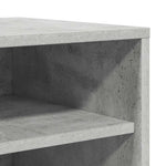 Betonszürke szerelt fa cipősszekrény 60 x 35 x 70 cm 10