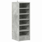 Betonszürke szerelt fa cipősszekrény 31,5 x 35 x 90 cm 2