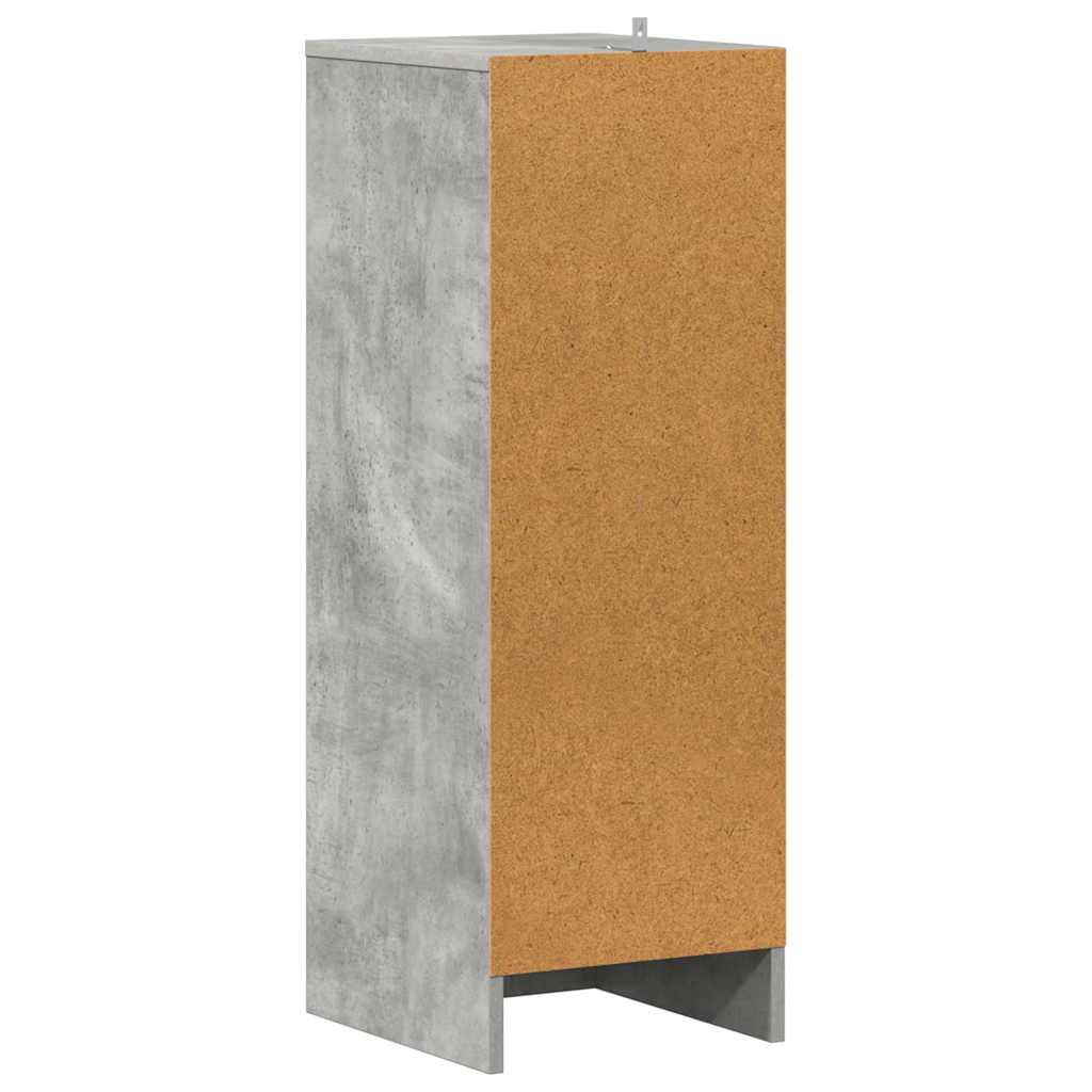 Betonszürke szerelt fa cipősszekrény 31,5 x 35 x 90 cm 5