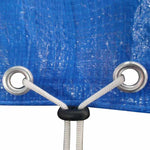 2 db polietilén négyszögletes medencetakaró 90 g/nm 400x207 cm 5