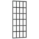 ESG üveg és alumínium tolóajtó fémszerelvény-szettel 76x205 cm 3