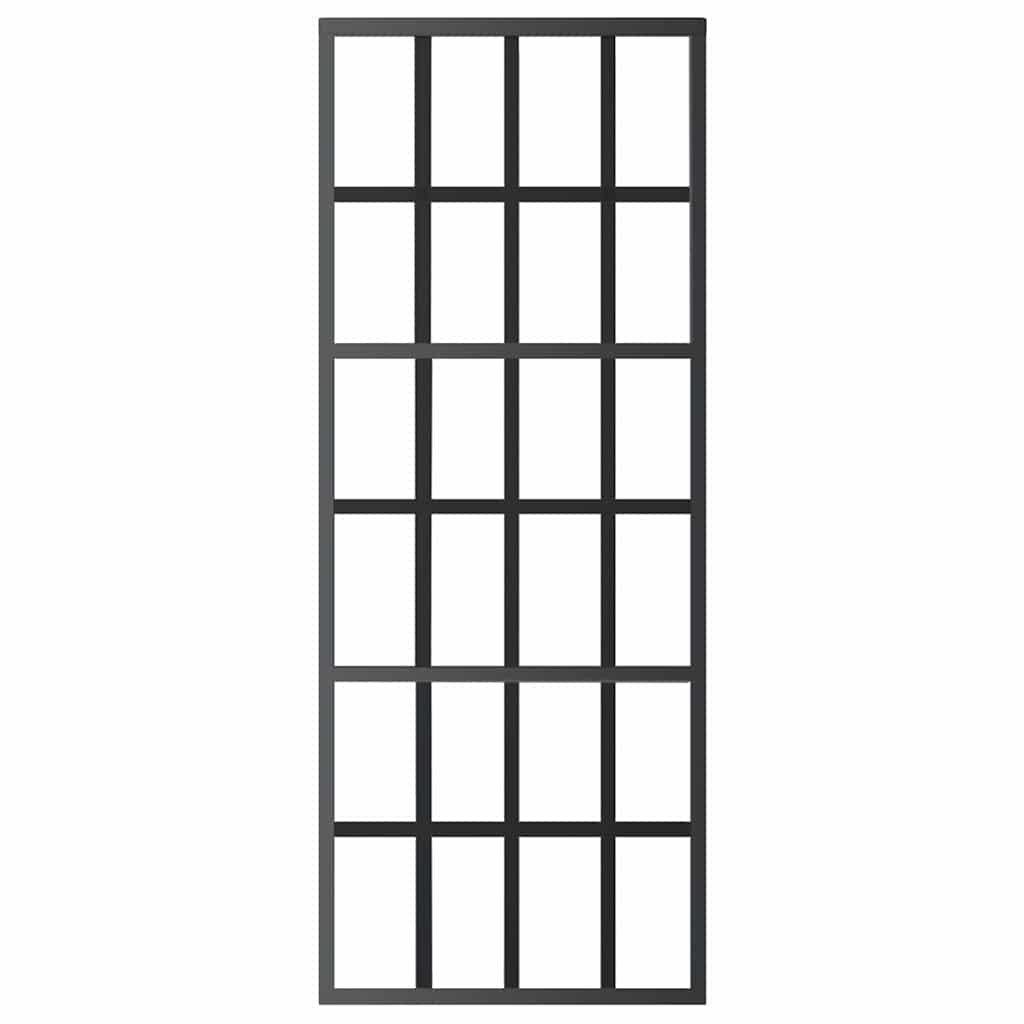 ESG üveg és alumínium tolóajtó fémszerelvény-szettel 76x205 cm 4