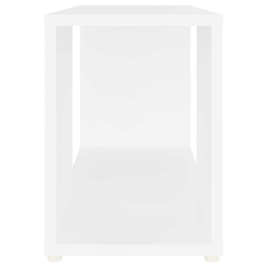 Fehér szerelt fa TV-szekrény 60 x 24 x 32 cm 5