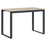 Fekete-tölgyszínű forgácslap számítógépasztal 110 x 60 x 73 cm 2