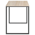 Fekete-tölgyszínű forgácslap számítógépasztal 110 x 60 x 73 cm 4