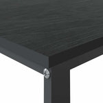 Fekete forgácslap számítógépasztal 110 x 60 x 73 cm 5