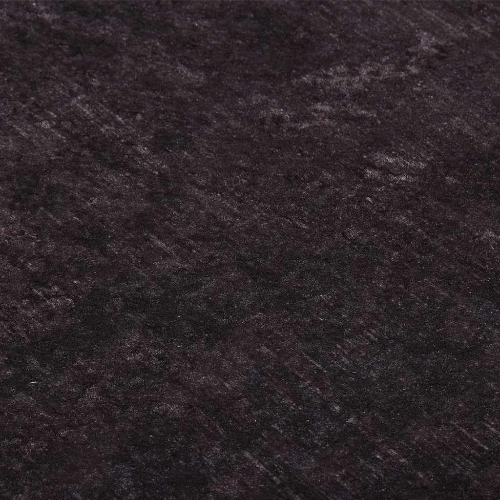 Fekete és arany mosható szőnyeg 80 x 150 cm 6
