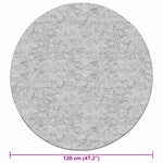 Szürke mosható szőnyeg φ 120 cm 6