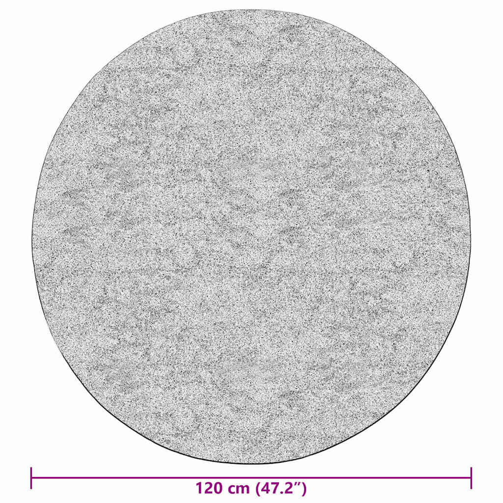 Szürke mosható szőnyeg φ 120 cm 6