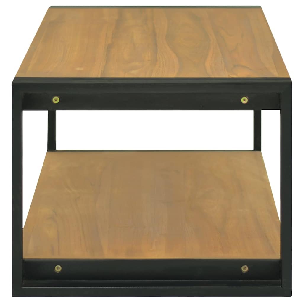 Tömör tíkfa falra szerelhető fürdőszobaszekrény 110x45x35 cm 3