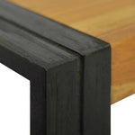 Tömör tíkfa falra szerelhető fürdőszobaszekrény 110x45x35 cm 5