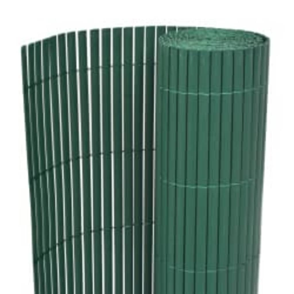 Zöld kétoldalas kerti kerítés 110 x 300 cm 2