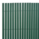 Zöld kétoldalas kerti kerítés 110 x 300 cm 5