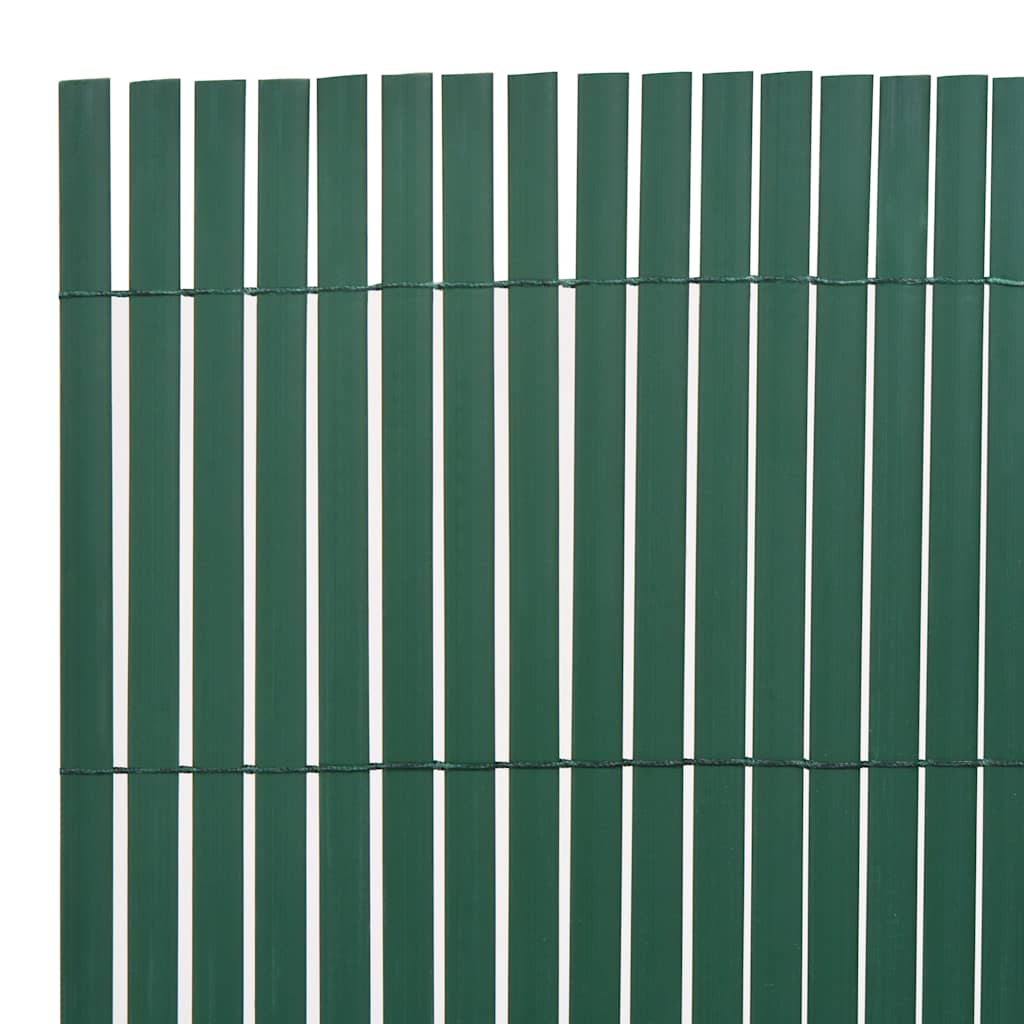 Zöld kétoldalas kerti kerítés 110 x 300 cm 5