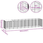 Fekete acél kutyakennel 6,05 m² 8