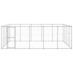 Kültéri horganyozott acél kutyakennel 24,2 m² 2