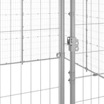Kültéri horganyozott acél kutyakennel 24,2 m² 5