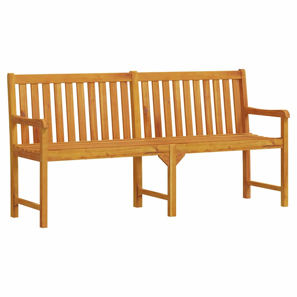 Tömör akácfa kerti pad 180 cm 2