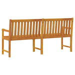 Tömör akácfa kerti pad 180 cm 5