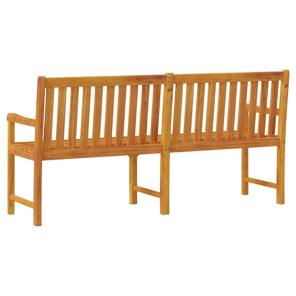 Tömör akácfa kerti pad 180 cm 5