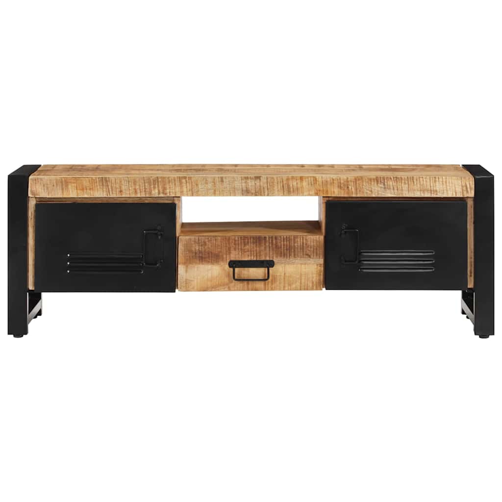 Tömör mangófa TV-szekrény 120 x 30 x 40 cm 2